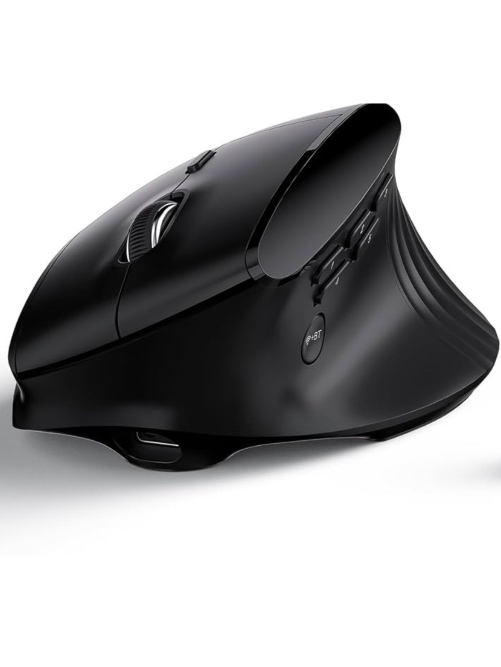 Wireless Vertical Ergonomic Mouse - Black